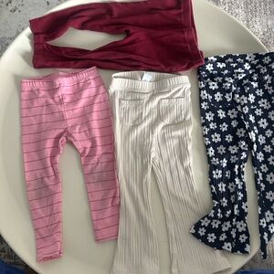 Old Navy Kids Bottoms - Red, Pink, Cream, and Blue
